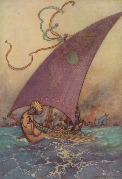 Geoffrey Chaucer, The Legend of Good Women by after Warwick Goble