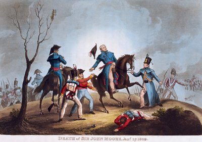 Death of Sir John Moore, 17 Jan 1809 by after William Heath
