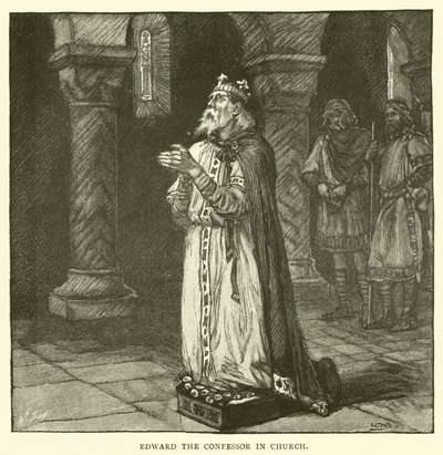 Edward the Confessor in Church by after William Henry Margetson