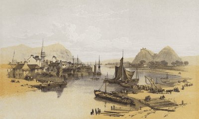 Dumbarton, from the Leven by after William Leighton Leitch
