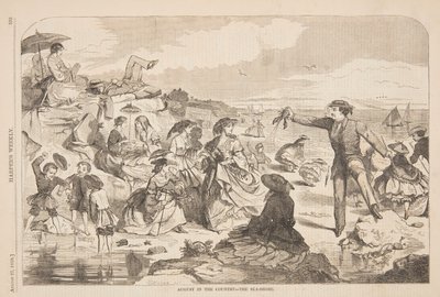 August in the Country – The Sea-Shore by after Winslow Homer