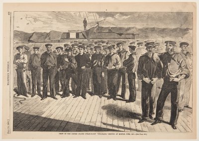 Crew of the U.S. Steam-sloop "Colorado," Shipped at Boston, June 1861, from Harper
