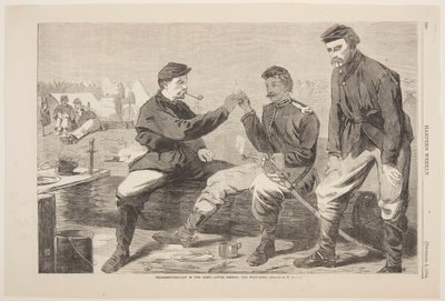Thanksgiving-Day in the Army – After Dinner: The Wish-Bone by after Winslow Homer