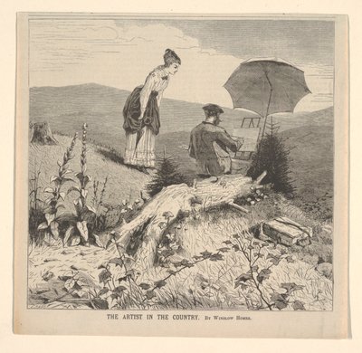 The Artist in the Country, from Appletons