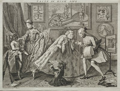 Taste in High Life by after a design by William Hogarth