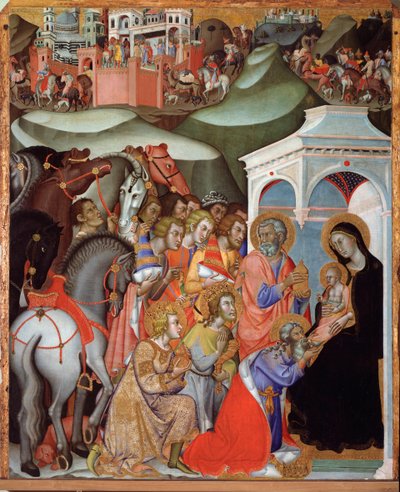 Adoration of the Magi by also Manfredi de Battilori Bartolo di Fredi