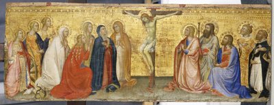 Christ on the Cross with Mary Magdalene and Other Saints by also Manfredi de Battilori Bartolo di Fredi