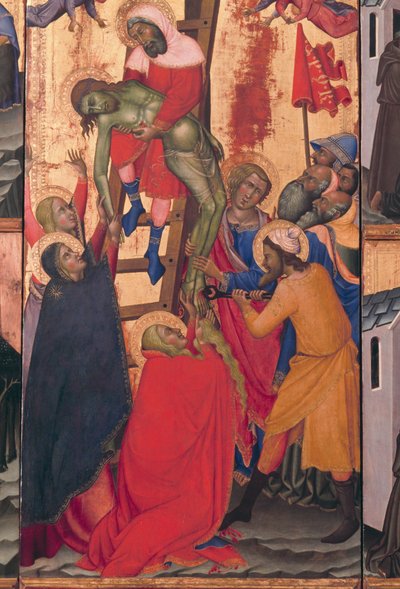 Deposition of Christ from the Cross by also Manfredi de Battilori Bartolo di Fredi