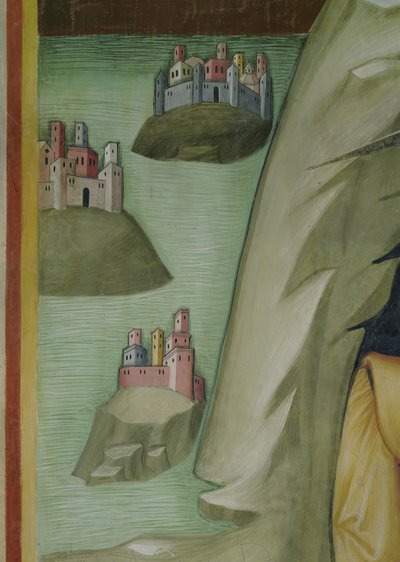 Detail from the Massacre of the Servants and Herdsmen of Job by also Manfredi de Battilori Bartolo di Fredi
