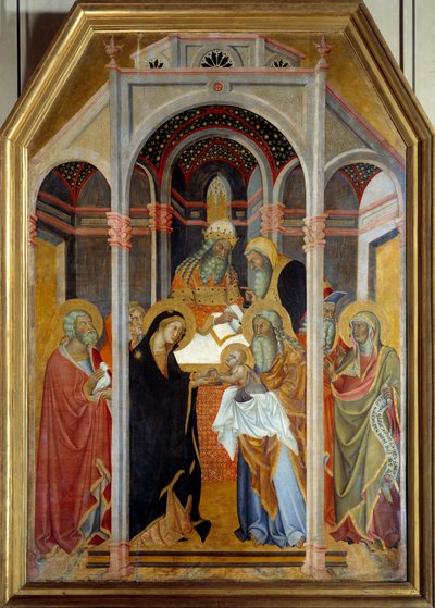 Presentation at the Temple by also Manfredi de Battilori Bartolo di Fredi