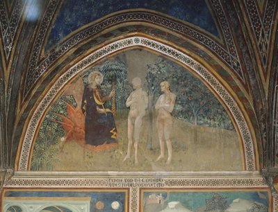 Scene from the Old Testament: The Forbidden Fruit by also Manfredi de Battilori Bartolo di Fredi