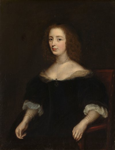 Portrait of Anna van den Corput (1599-1645). Wife of Jacob de Witt by anonymous (copy after)