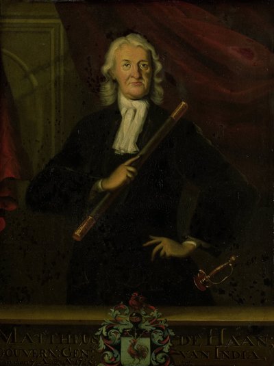 Portrait of Mattheus de Haan, Governor-General of the Dutch East Indies by anonymous (copy after)