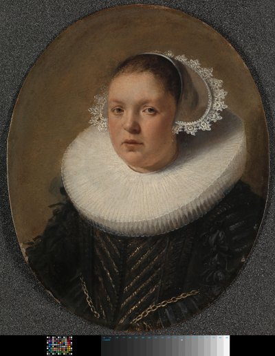 Portrait of Josina Jansdr de Carpentier (1601-34) by anonymous (possibly)