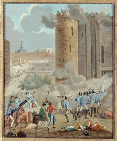 Storming of the Bastille, July 14, 1789 (P742) by anonymous 