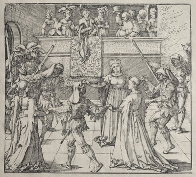 The Masquerade by attributed to Albrecht Dürer