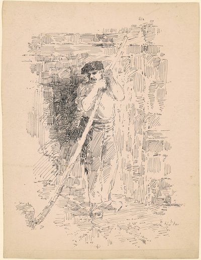 Peasant by attributed to Edward Moran