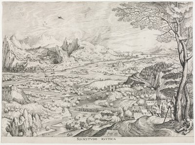 The Large Landscapes: Solicitudo Rustica by attributed to Jan van Doetechum