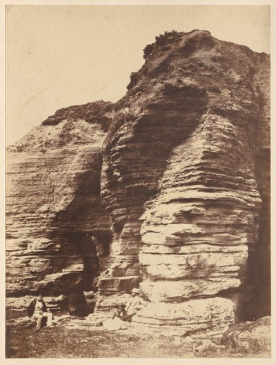 Rocks at Livermead near Torquay (England) by attributed to John Dillwyn Llewelyn