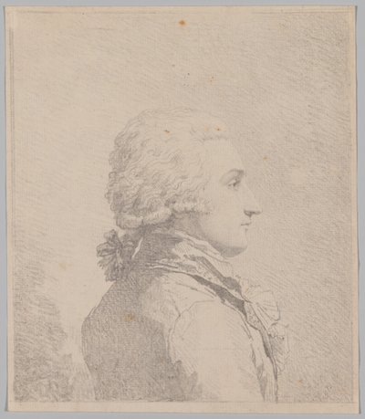 Profile Portrait of a Man by attributed to Louis Rolland Trinquesse