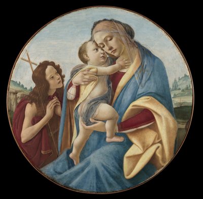 Virgin and Child with the Young Saint John the Baptist by attributed to Painter of Berlin 1899 (Greek, Attic)
