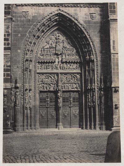 Entrance, St. Lorenz Cathedral, Nuremberg by attributed to Schrag