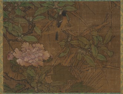 Birds and Flowers by attributed to Sesshū Tōyō