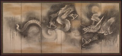 Dragon by attributed to Soga Nichokuan