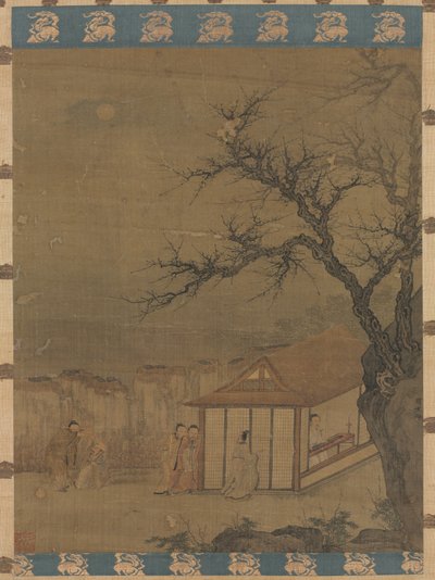 Listening to the Qin by attributed to Tang Yin