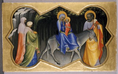 The Flight into Egypt by c.1370 1425 Lorenzo Monaco