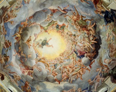 Assumption of the Virgin, from the Ceiling of the Dome by Antonio da Correggio