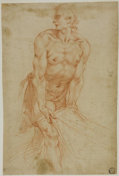 Man Tugging on Sheet: Study for the Entombment by called Cavaliere d
