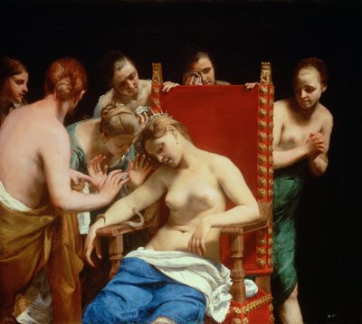 The Death of Cleopatra by called Guido Canlassi Guido Cagnacci
