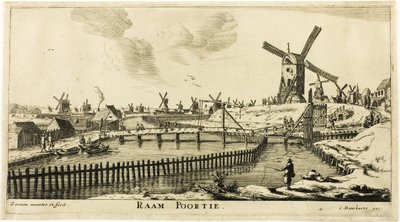 Raam Gate, from The Eight City Gates of Amsterdam by called Zeeman Reinier Nooms