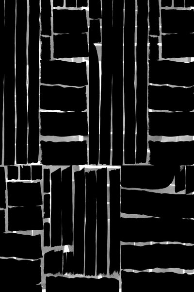 Abstract Black Grid Pattern by cartissi