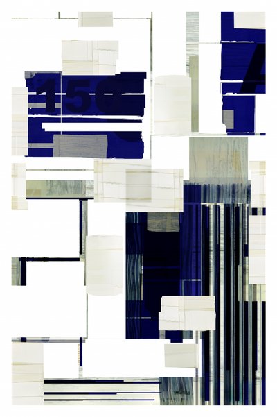 Abstract Blue Architecture by cartissi