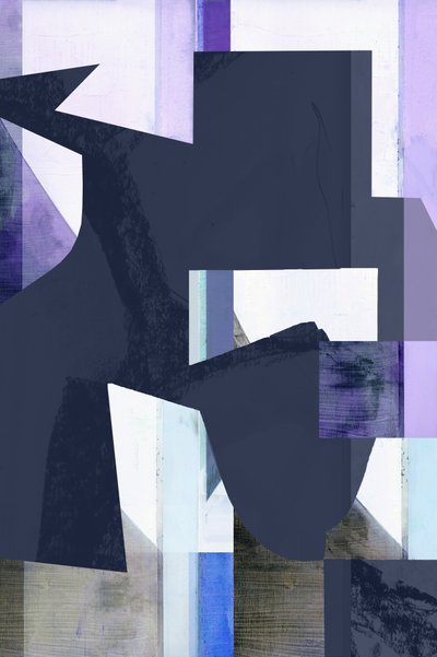Abstract Blue Forms by cartissi
