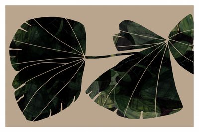 Abstract Green Leaves by cartissi