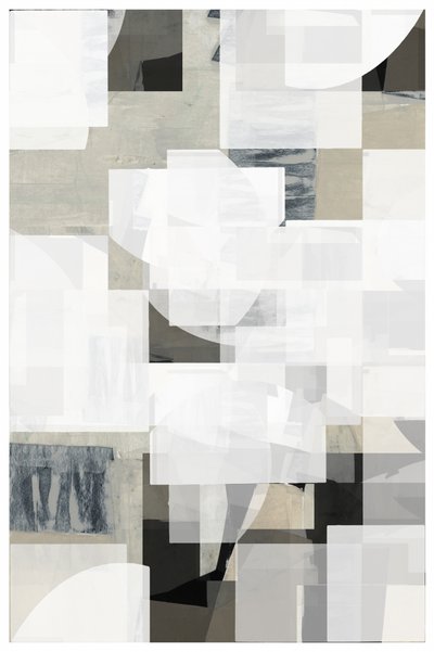 Abstract White Layered Shapes by cartissi