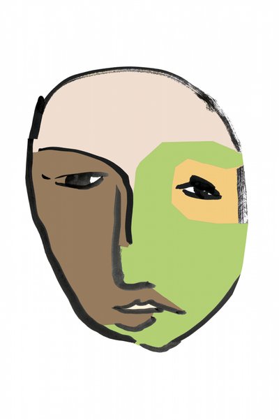 Bold Abstract Portrait by cartissi