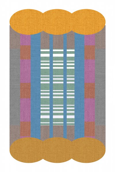 Colorful Geometric Textile by cartissi