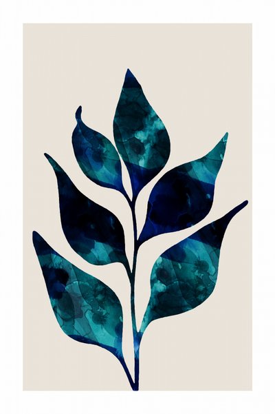 Deep Blue Botanicals by cartissi