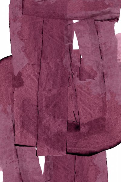 Deep Plum Abstract by cartissi