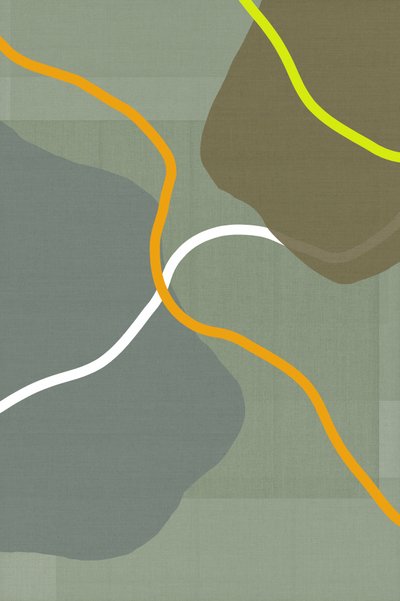 Flowing Muted Abstraction by cartissi