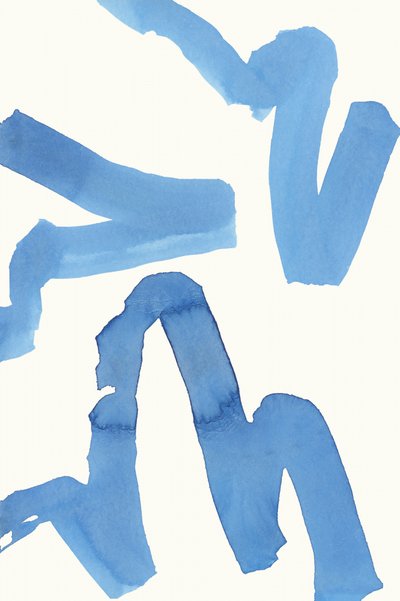 Fluid Blue Abstract by cartissi