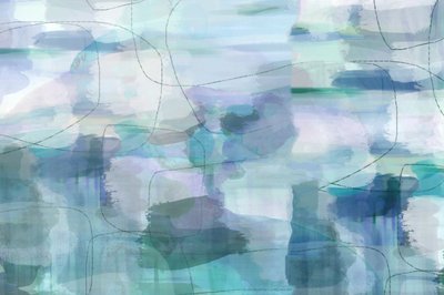 Fluid Blue Abstract by cartissi