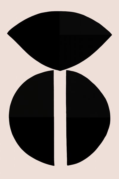 Geometric Black Shapes by cartissi