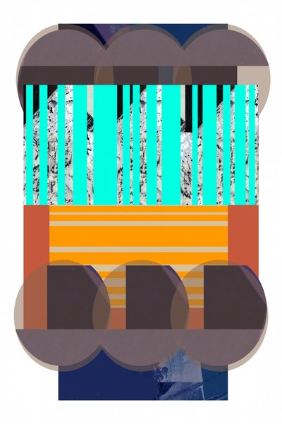 Geometric Striped Abstract by cartissi
