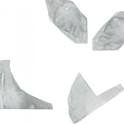 Grey Abstract Shapes by cartissi
