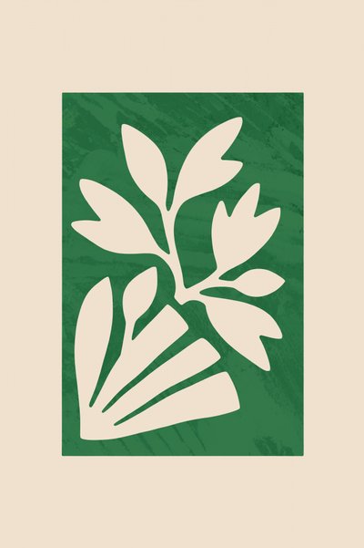 Minimal Botanical Cutout by cartissi